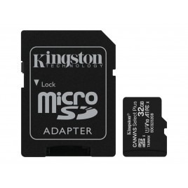 KINGSTON 32GB micSDHC Canvas Select Plus 100R A1 C10 Card + ADP