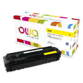 Toner OWA ARMOR pour CANON 054H Jaune - 2 300 pages - K18640OW