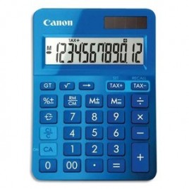 Calculatrice CANON de bureau 12 chiffres LS-123K Bleue 9490B001AA