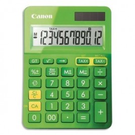 Calculatrice CANON de bureau 12 chiffres LS-123K Verte 9490B002AA