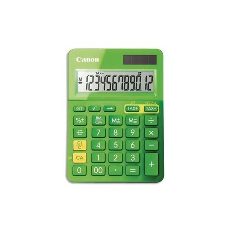 Calculatrice CANON de bureau 12 chiffres LS-123K Verte 9490B002AA