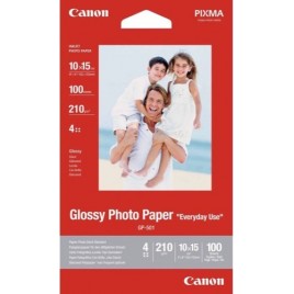 0775B003 Papier 10x15cm Photo CANON Glossy (100 feuilles 200g/m2) - GP-501