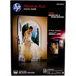 CR672A Papier A4 HP Photo Premium Plus Glossy (20 feuilles A4 21x29,7cm, 300 g/m2)