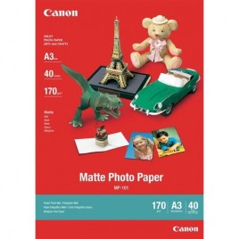 Papier A3 CANON Photo Paper Mat MP-101 (40 feuilles A3 29,7x42cm, 170 g/m2)