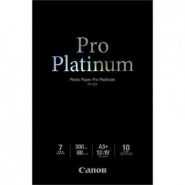 Papier A3+ CANON Photo Paper Pro Platinum PT-101 (10 feuilles A3+ 33x48cm, 300 g/m2)