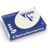 Ramette de papier couleur Clairefontaine Trophée A4 500 feuilles Gris Perle 1788 (80g/m2)