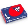 Ramette de papier couleur Rouge Corail Clairefontaine Trophée A4 500 feuilles 8175 (80g/m2)