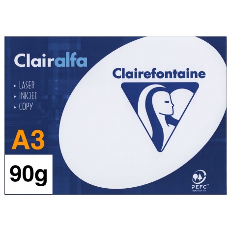 Ramette de papier Clairefontaine A3 500 feuilles (90g/m2)