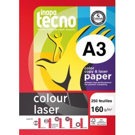 Ramette de papier INAPA Tecno Colour Laser A3 250 feuilles (160g/m2)
