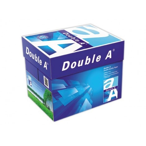 Carton de 5 ramettes de papier Double A A4-80g/m2