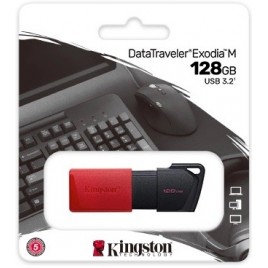 Clé USB 128 Go Kingston 3.2 DataTraveler Exodia M