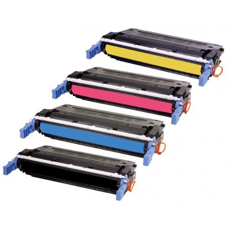 Pack de 4 Toners compatibles HP C9720A + C9721A + C9722A + C9723A - 9 000 + 3x 8 000 pages