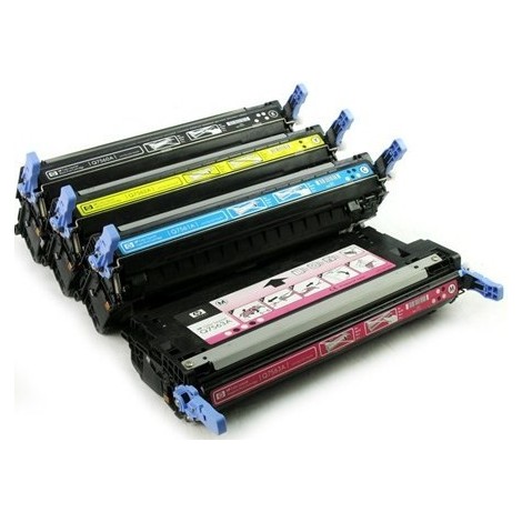 Pack de 4 Toners compatibles HP C9730A + C9731A + C9732A + C9733A - 13 000 + 3x 12 000 pages