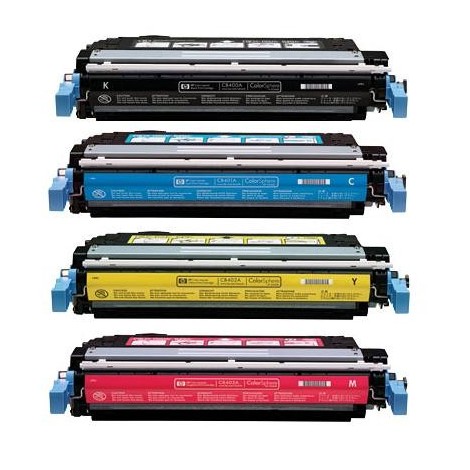 Pack de 4 Toners compatibles HP CB400A + CB401A + CB402A + CB403A - 4x 7 500 pages