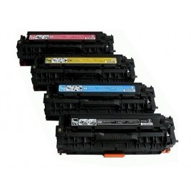 Pack de 4 Toners compatibles HP CC530A + CC531A + CC532A + CC533A - 3 500 + 3x 2 800 pages