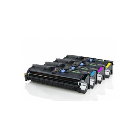 Pack de 4 Toners compatibles HP Q3960A + Q3961A + Q3962A + Q3963A - 5 000 + 3x 4 000 pages