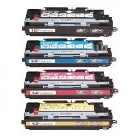 Pack de 4 Toners compatibles HP Q5950A + Q5951A + Q5952A + Q5953A - 11 000 + 3x 10 000 pages