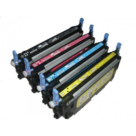 Pack de 4 Toners compatibles HP Q6470A + Q6471A + Q6472A + Q6473A - 4 x 6 000 pages