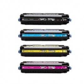 Pack de 4 Toners compatibles HP Q7560A + Q7561A + Q7562A + Q7563A - 6 500 + 3x 3 500 pages