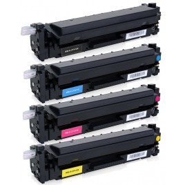 Pack de 4 Toners compatibles HP CF410X + CF411X + CF412X + CF413X - 6 500 + 3x 5 000 pages