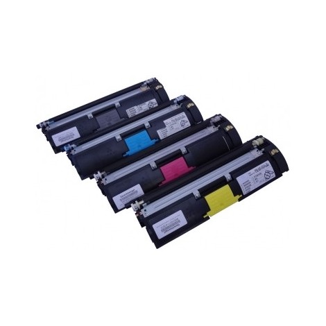 Pack 4 Toners compatibles Konica Minolta 1710589 BK + C + M + Y - 4x 4 500 pages