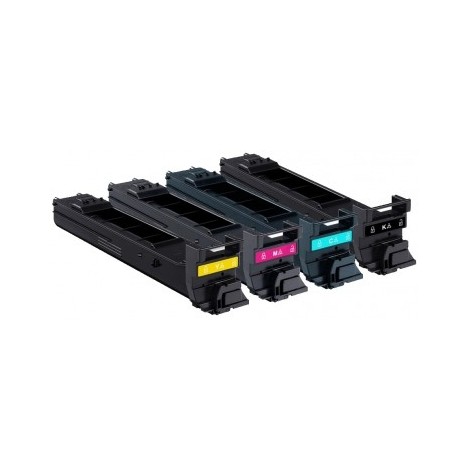 Pack 4 Toners compatibles Konica Minolta A0DK152-452-352-252 - 4x 8 000 pages
