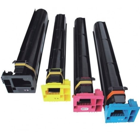 Pack 4 Toners compatibles Konica Minolta A070150-450-350-250 - 25700 + 3x 15 400 pages