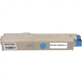 46490607 Cyan, Toner compatible OKI - 6 000 pages