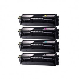Pack de 4 Toners compatibles SAMSUNG CLT-K504S+C504S+M504S+Y504S - 2 500 + 3x 1 800 pages