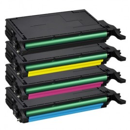 Pack de 4 Toners compatibles SAMSUNG CLT-K5082L+C5082L+M5082L+Y5082L - 5 000 + 3x 4 000 pages