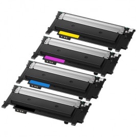 Pack de 4 Toners compatibles SAMSUNG CLT-P404C - 1 500 + 3x 1 000 pages