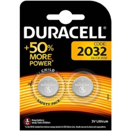 DURACELL CR2032 - 2x Piles Lithium 3V