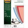 25 couvertures PVC Transparente pour reliure - Fellowes 53800 - A4 - 180 microns léger - CRC53800