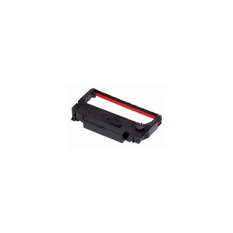 Compatible Epson Ruban cassette noir/rouge ERC 30 / 34 / 38 BK/R