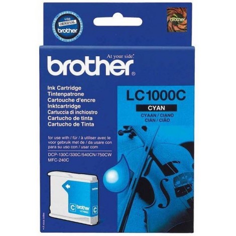 ORIGINAL BROTHER LC-1000C Cyan - 500 pages