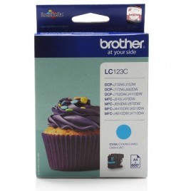 ORIGINAL BROTHER LC-123C Cyan - 5,7ml - 600 pages