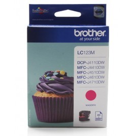 ORIGINAL BROTHER LC-123M Magenta - 10ml - 600 pages