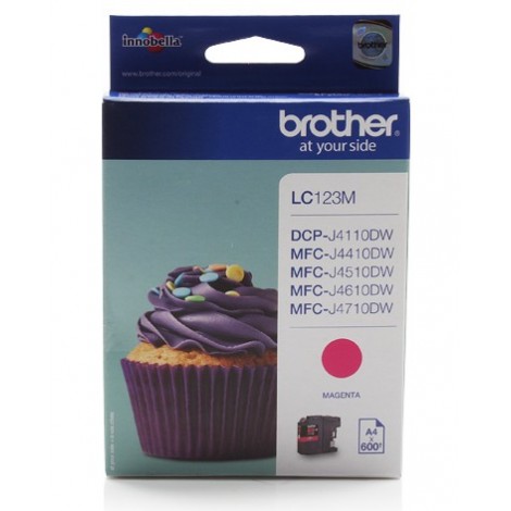 ORIGINAL BROTHER LC-123M Magenta - 5,7ml - 600 pages