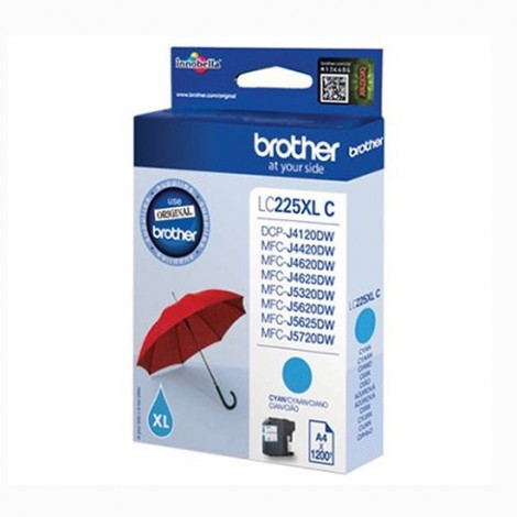 ORIGINAL BROTHER LC-225XLC Cyan - 11.8ml - 1200 pages