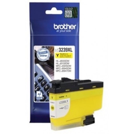 ORIGINAL BROTHER LC-3239XL Y Jaune - 5 000 pages