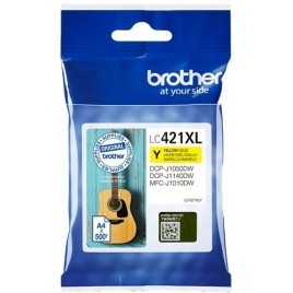 ORIGINAL BROTHER LC-421XL Y Jaune - 500 pages