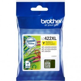 ORIGINAL BROTHER LC-422XL Y Jaune - 1500 pages