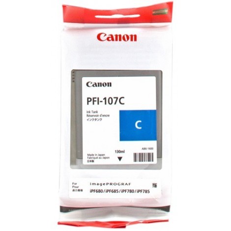 ORIGINAL CANON PFI-107C Cyan (6706B001)