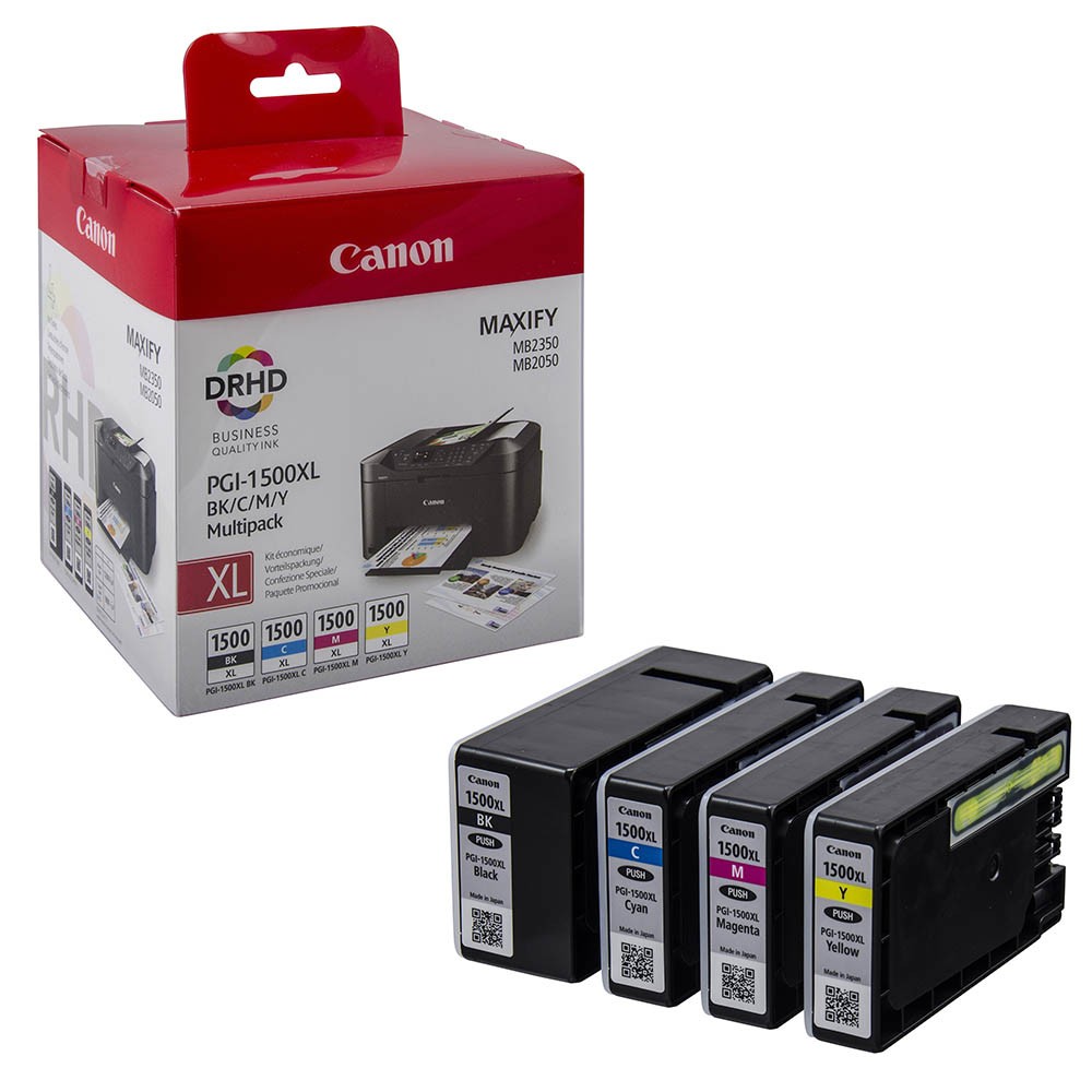 Multipack de cartouches d'encre Canon PGI-1500 BK/C/M/Y — Boutique Canon  France