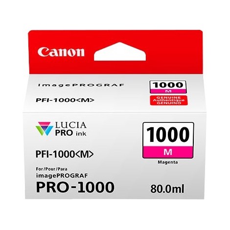 ORIGINAL Canon Cartouche d'encre Magenta PFI-1000m 0548C001 80ml