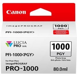 ORIGINAL Canon Cartouche d'encre Gris (photo) PFI-1000pgy 0553C001 80ml