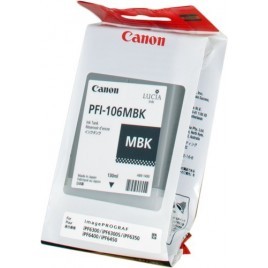 ORIGINAL Canon Cartouche d'encre Noir(matt) PFI-106mbk 6620B001 130ml