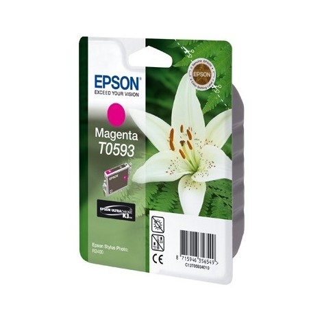 ORIGINAL EPSON T0593 Magenta - Orchidée - 13ml