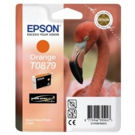 ORIGINAL EPSON T0879 Orange - Flamant Rose
