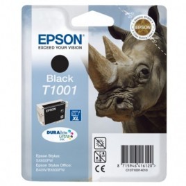ORIGINAL EPSON T1001 (C13T10014010) Noire - Rhinocéros - 25.9ml - 1035 pages